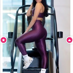 Booty by brabants açaí chrome leggings